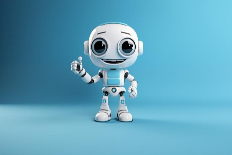 Smiling roboter using ChatGPT Prompt Engineering